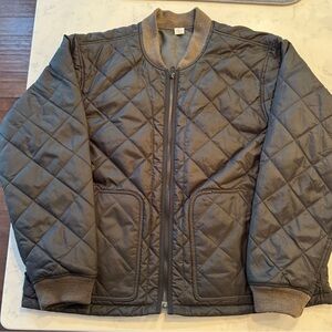 Filson Quilted Jacket in Olive and Tan
